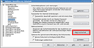 OpenOffice.org Makro-Konfiguration