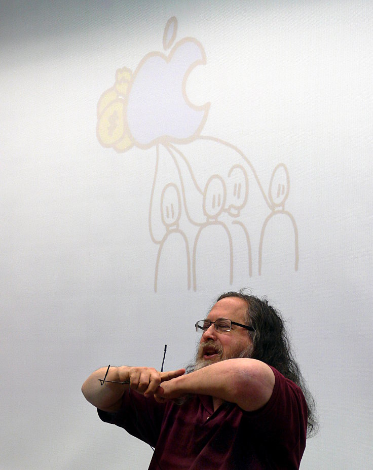 © www.linux-praktiker.de: Richard Stallman in Köln