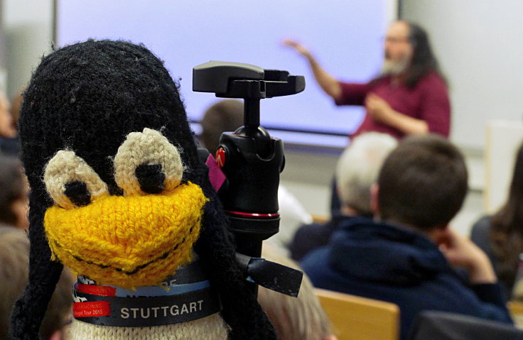© www.linux-praktiker.de: Richard Stallman in Köln