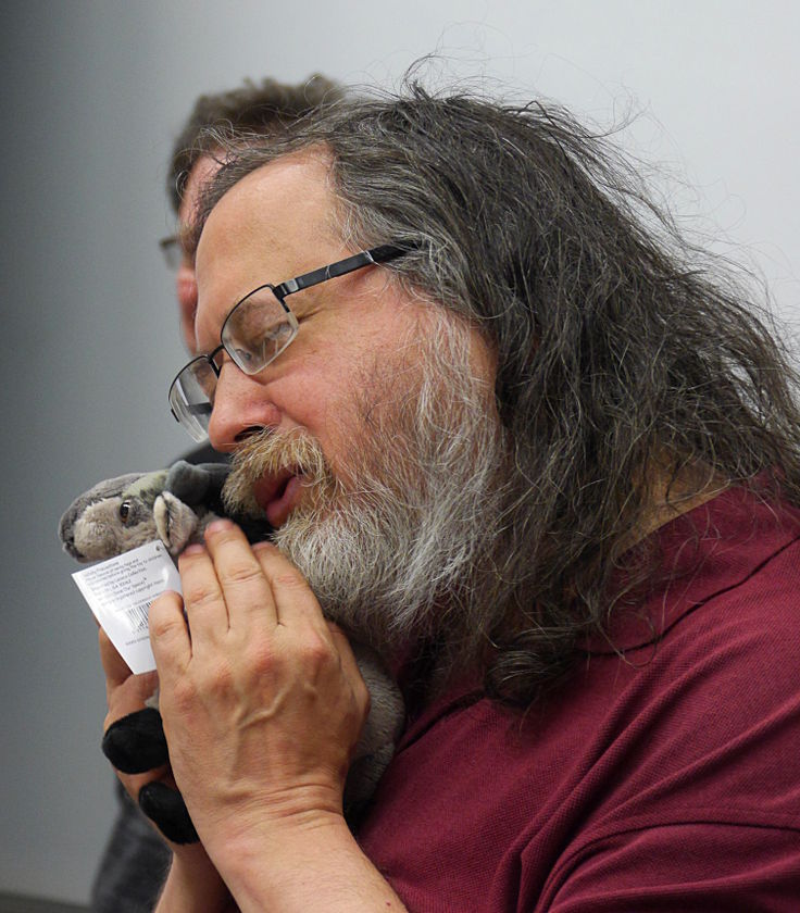 © www.linux-praktiker.de: Richard Stallman in Köln