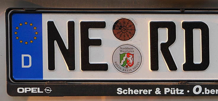 © www.linux-praktiker.de: Autokennzeichen NE-RD